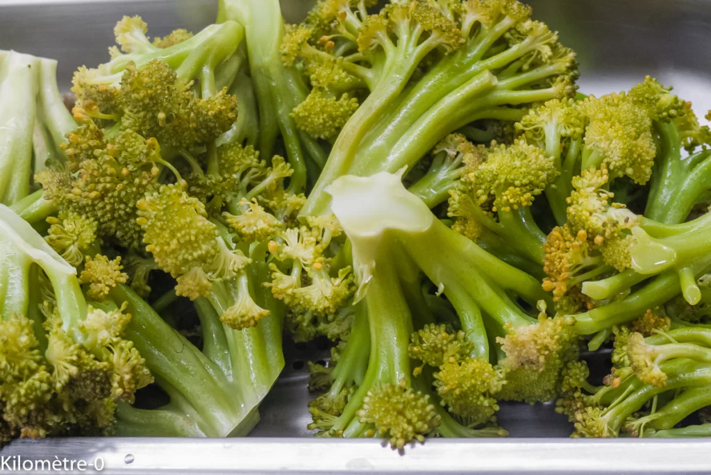 Croquettes de brocolis à l&rsquo;halloumi poêlé - Étape 2