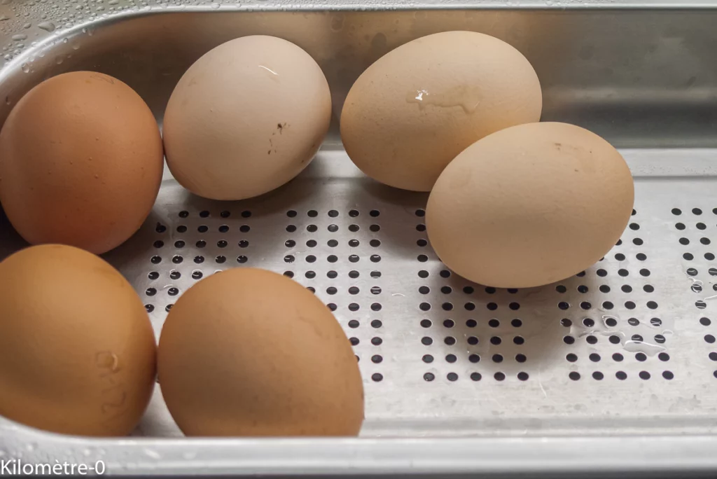 Pâtes aux chou fleur violet, œuf dur et emmental - Étape 3