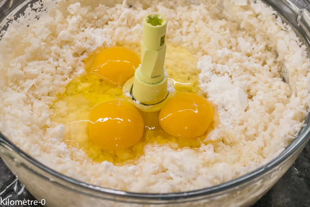 Pizza de chou fleur au saumon et à l’emmental - Étape 2