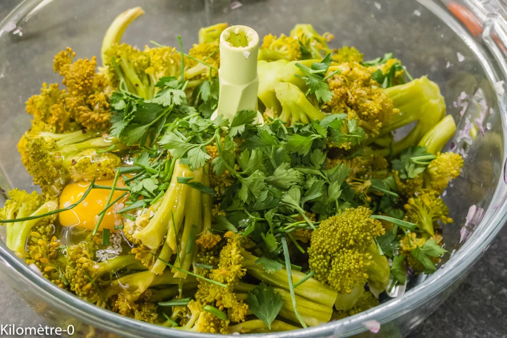 Croquettes de brocolis à l&rsquo;halloumi poêlé - Étape 5