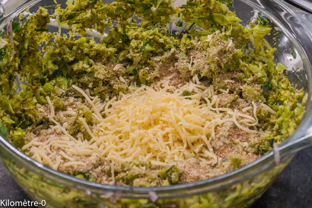 Croquettes de brocolis à l&rsquo;halloumi poêlé - Étape 6