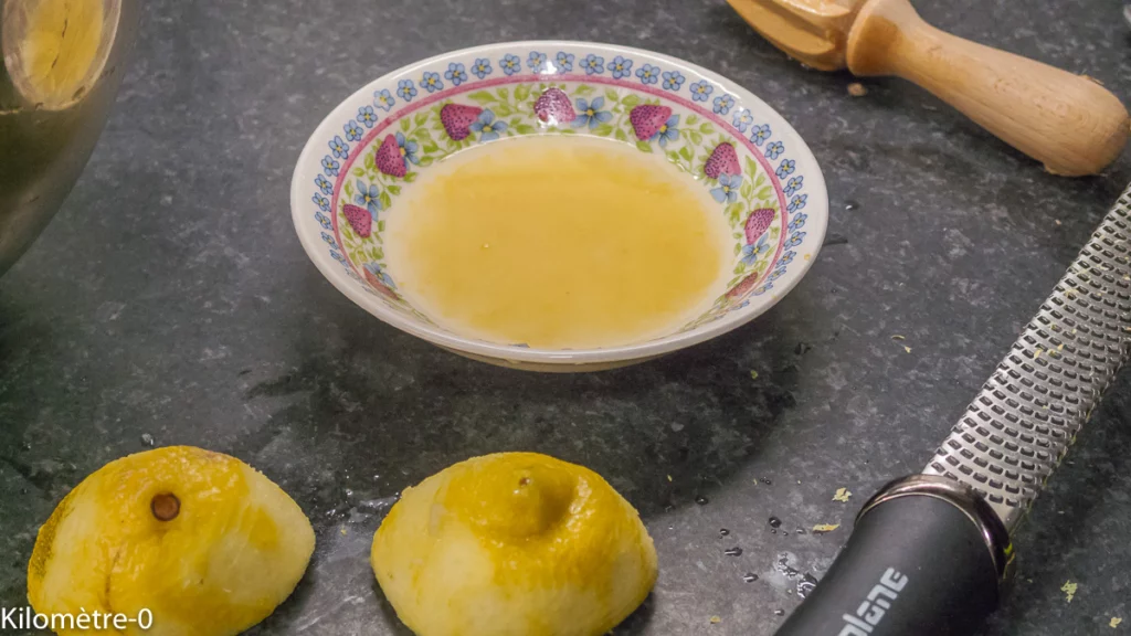 Cake au citron, aux pistaches et à la ricotta - Étape 1