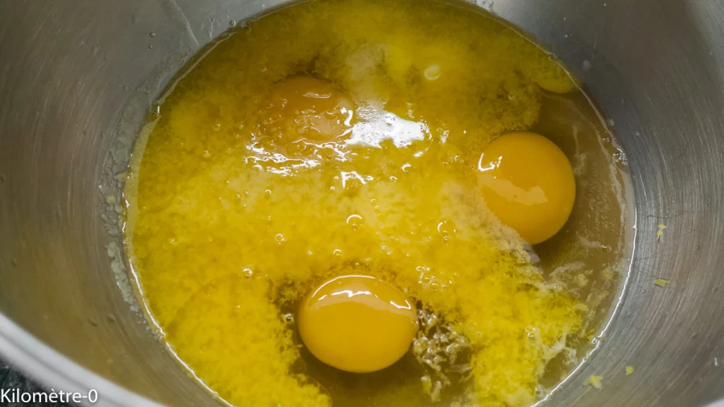 Cake au citron, aux pistaches et à la ricotta - Étape 3