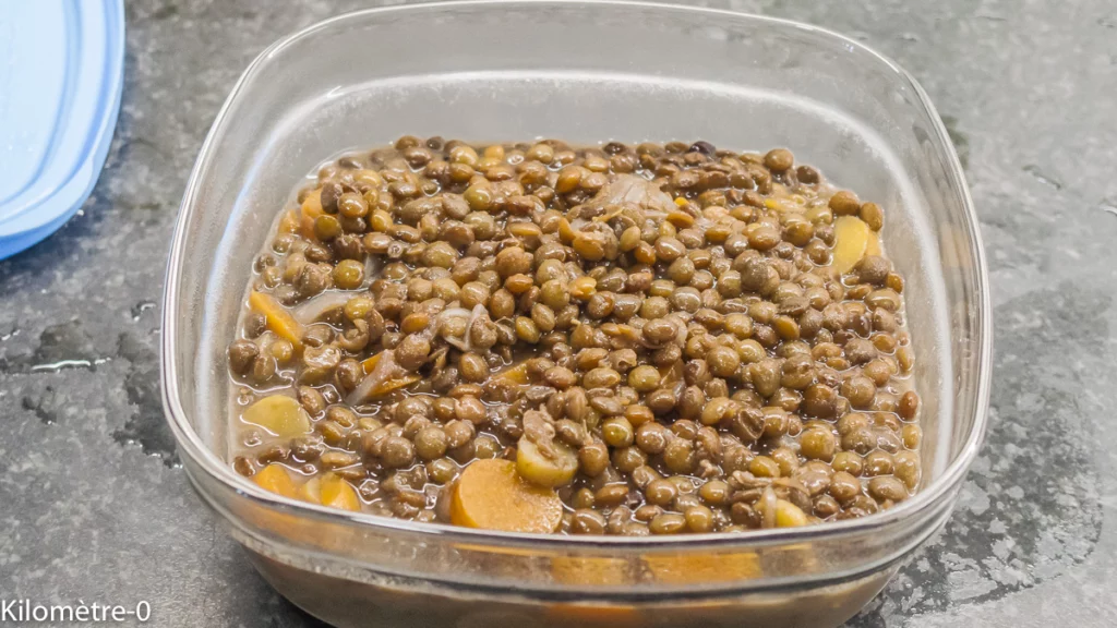 Pâtes bolognaises aux lentilles vertes - Étape 5