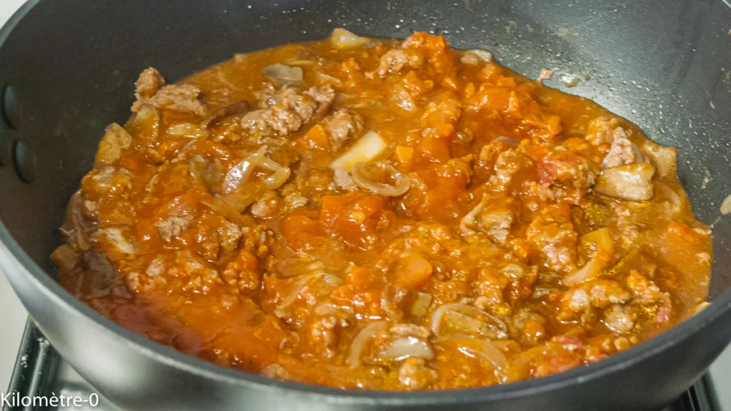 Pâtes bolognaises aux lentilles vertes - Étape 8