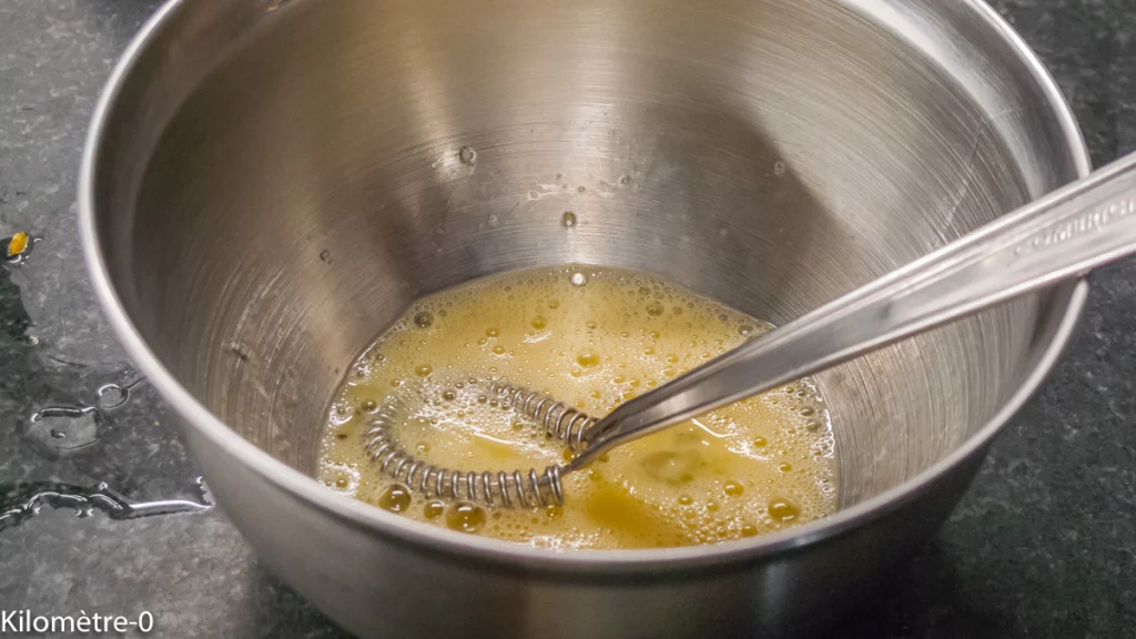 Pain perdu salé tomate emmental - Étape 1