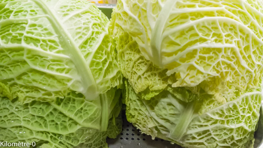 Tarte au chou frisé et au saumon - Étape 1