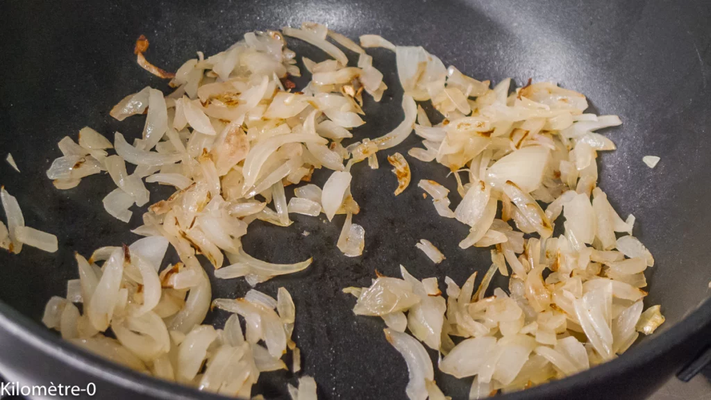 Tarte au chou frisé et au saumon - Étape 3