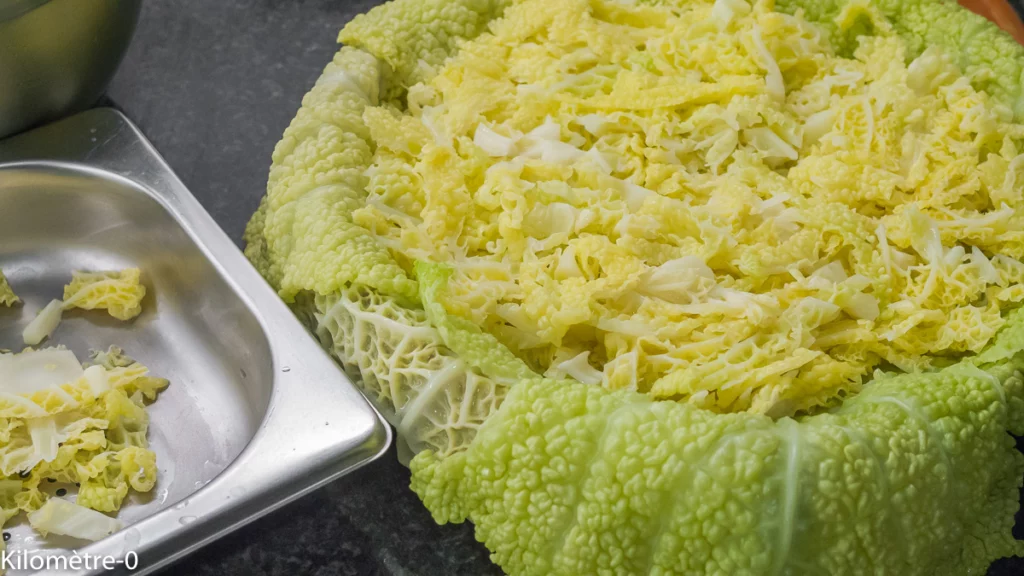 Tarte au chou frisé et au saumon - Étape 6