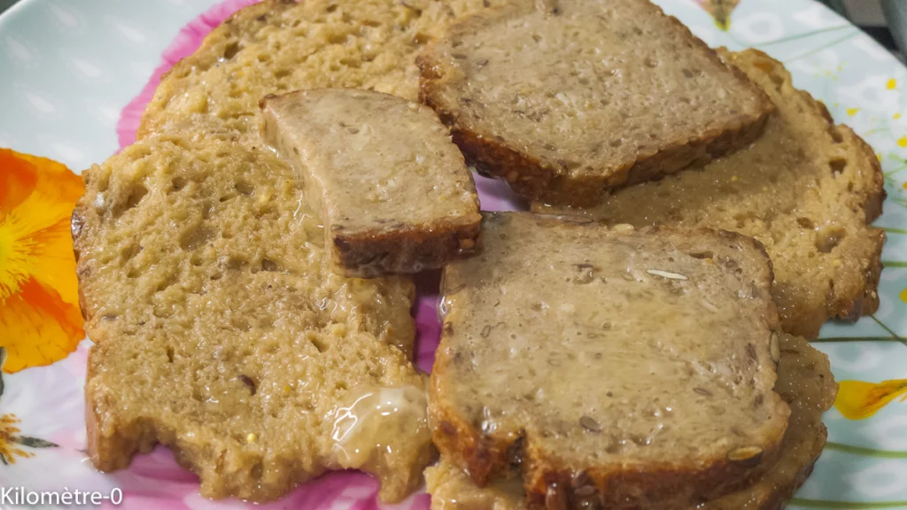 Pain perdu salé aux champignons (coulemelles) - Étape 4