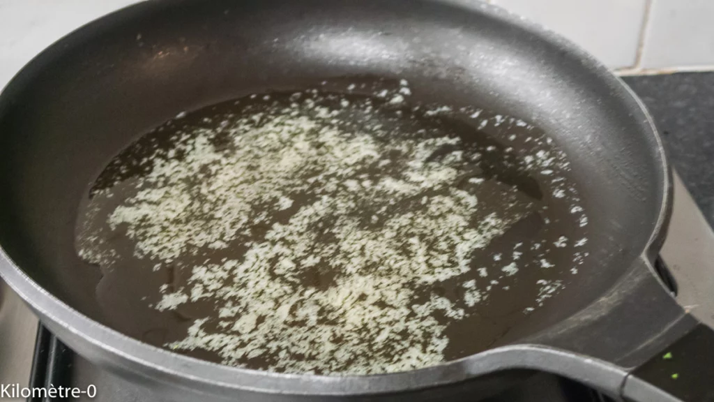 Pain perdu salé aux champignons (coulemelles) - Étape 5