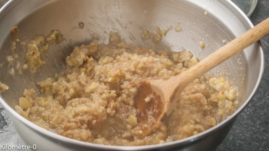 Châtaignes à la cuillère (castagne al cucchiaio) - Étape 5