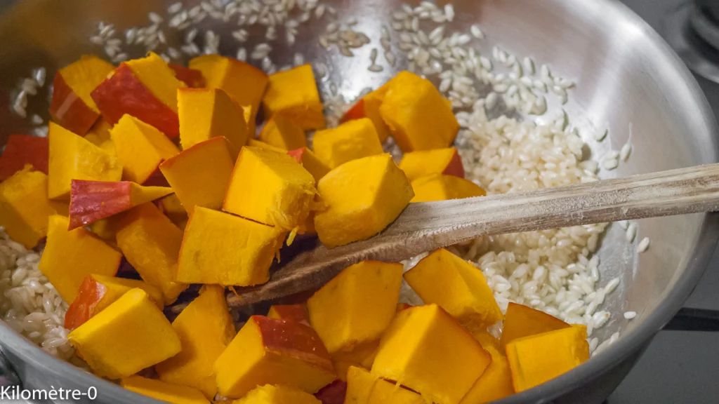 Risotto au potimarron et à la fêta - Étape 3