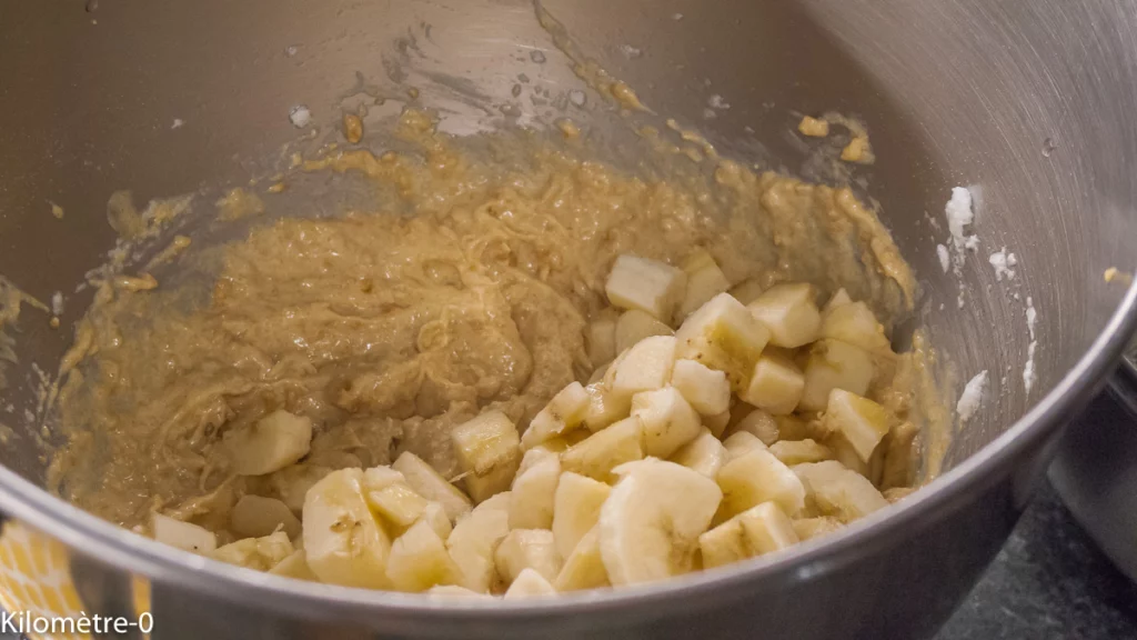 Gâteau fondant aux bananes et au chocolat - Étape 7