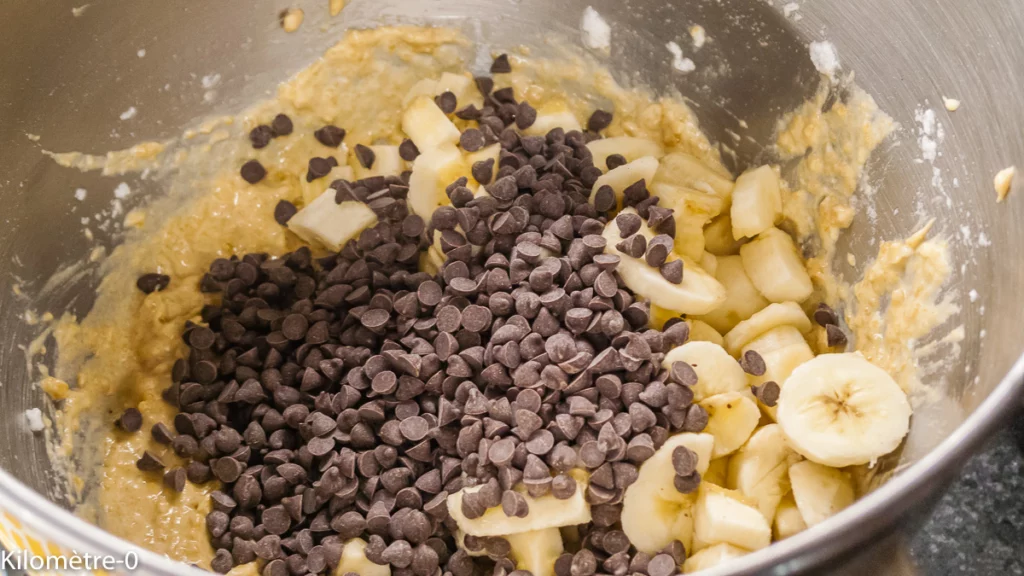 Gâteau fondant aux bananes et au chocolat - Étape 8