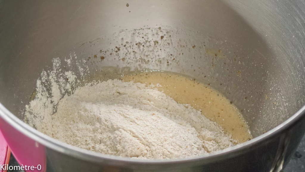 Cake flan aux pommes - Étape 4