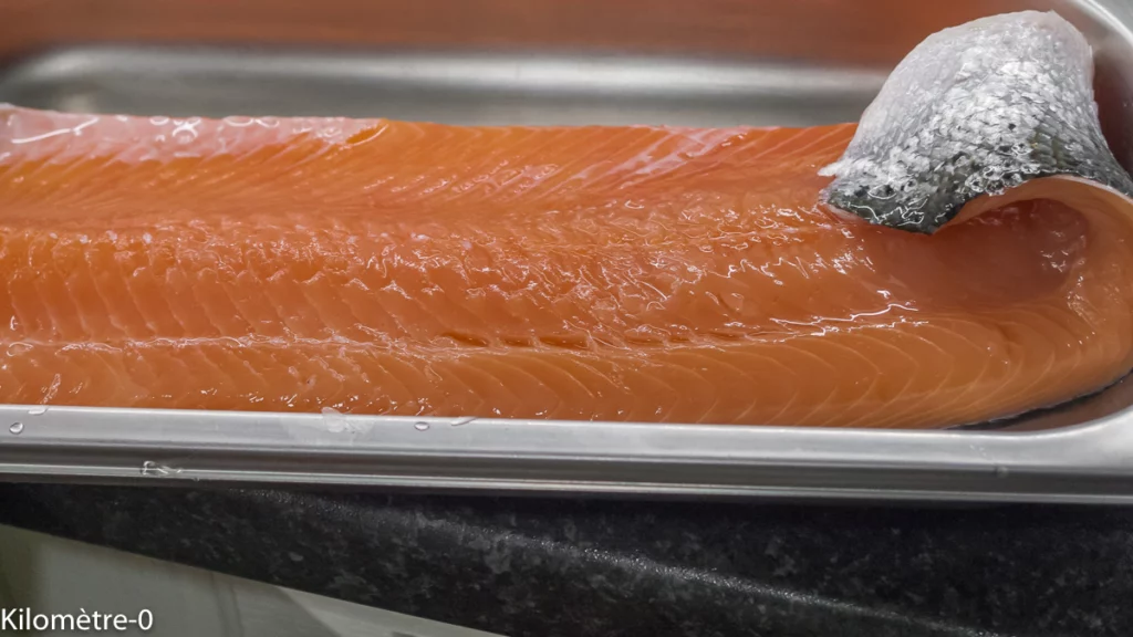 Gratin de chou fleur au saumon, sauce aurore - Étape 2