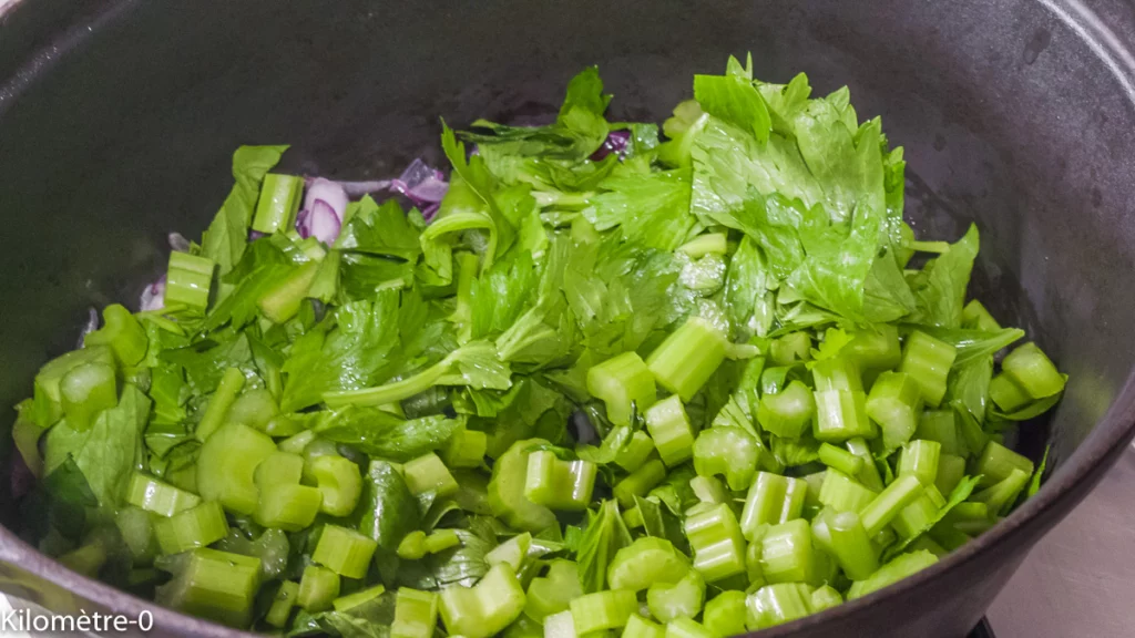 Saucisses fumées et jambon aux haricots rouges et au riz - Étape 3