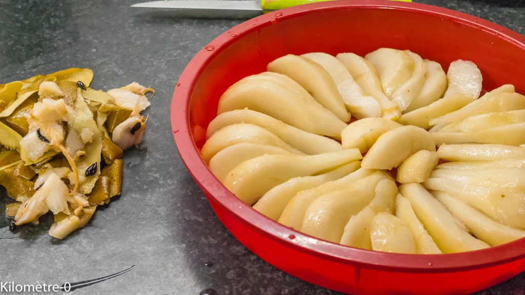Gâteau moelleux aux poires, pistaches et à la ricotta - Étape 1