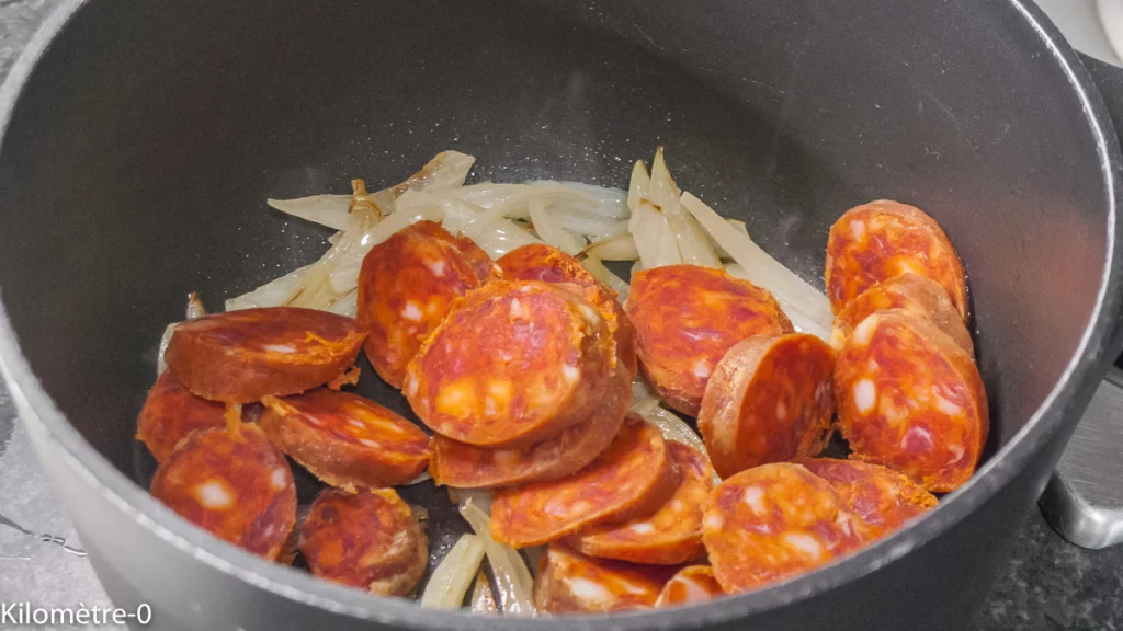 Roulé de volaille, sauce au chorizo - Étape 12