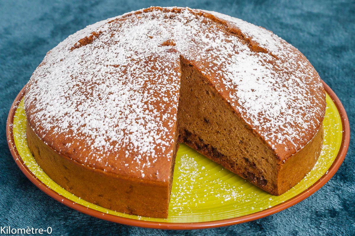 Photo de recette de fondant, moelleux, farine de châtaignes, châtaignes, chocolat, pépites, rhum, sans beurre, sans gluten, oeufs, protéiné, bio, facile, rapide, Kilomètre-0, blog de cuisine réalisée à partir de produits de saison et issus de circuits courts