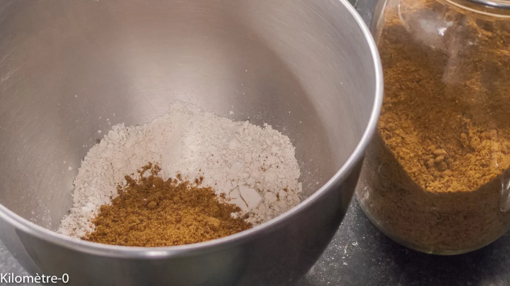 Moelleux à la farine de châtaignes - Étape 1