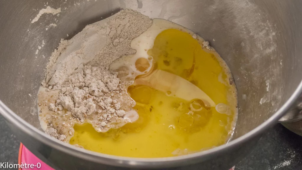 Moelleux à la farine de châtaignes - Étape 3