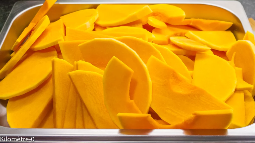 Polenta façon pizza, courge butternut et mozzarella - Étape 1