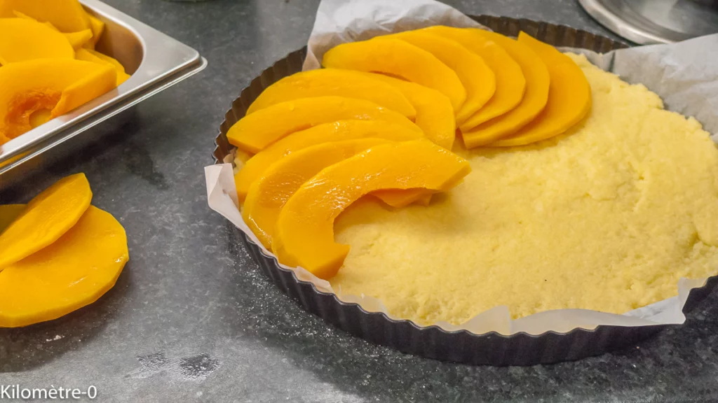 Polenta façon pizza, courge butternut et mozzarella - Étape 4