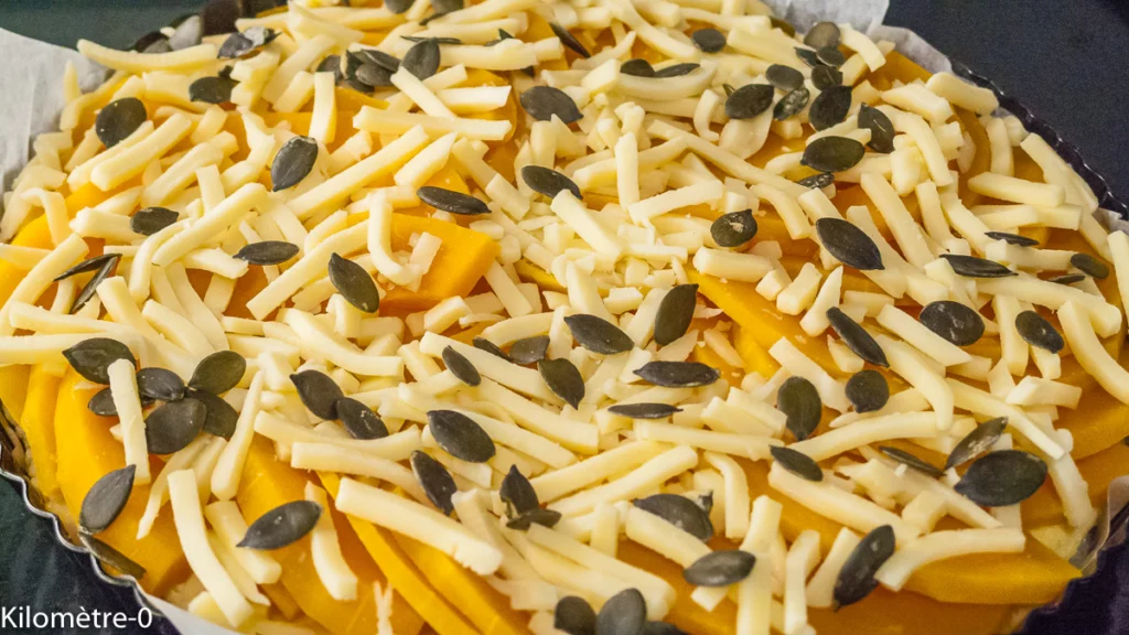 Polenta façon pizza, courge butternut et mozzarella - Étape 6