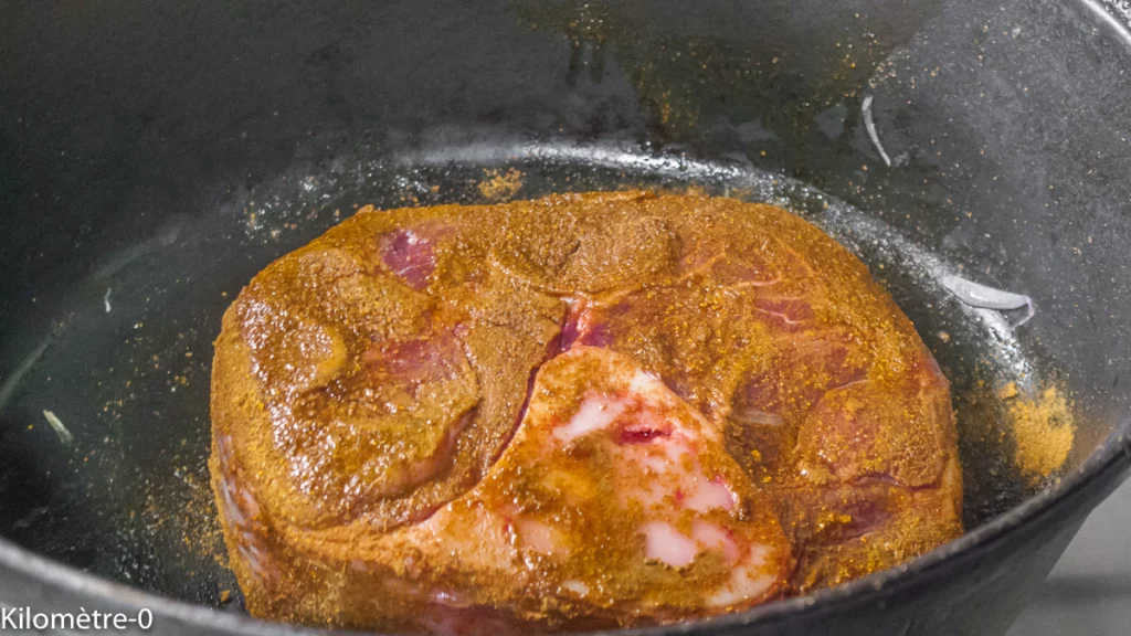Jarret de bœuf aux épices et aux carottes - Étape 4