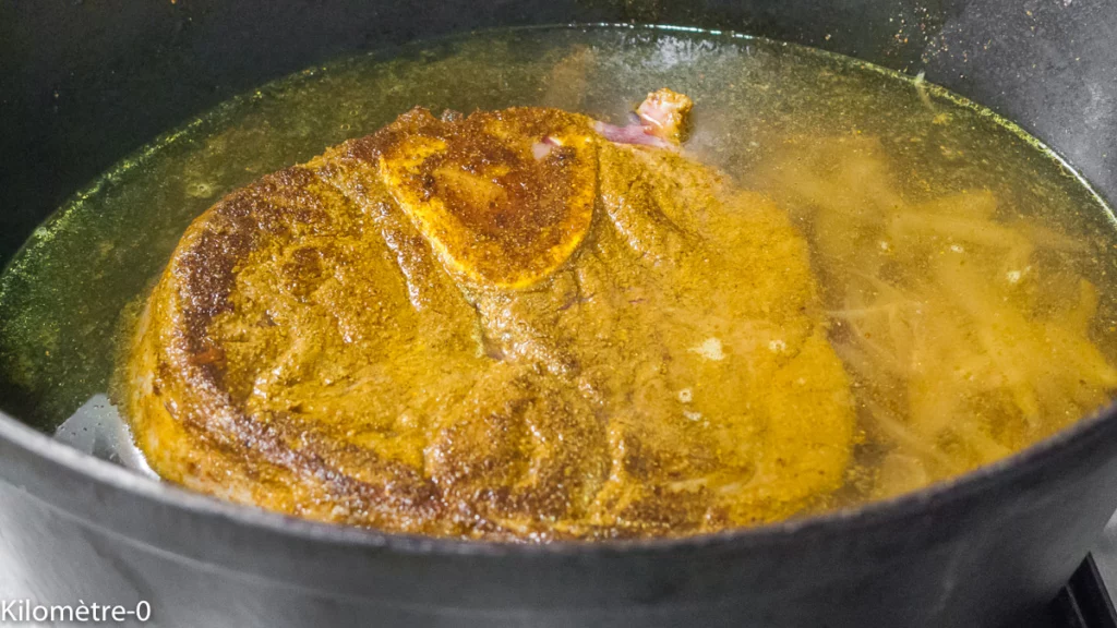 Jarret de bœuf aux épices et aux carottes - Étape 5