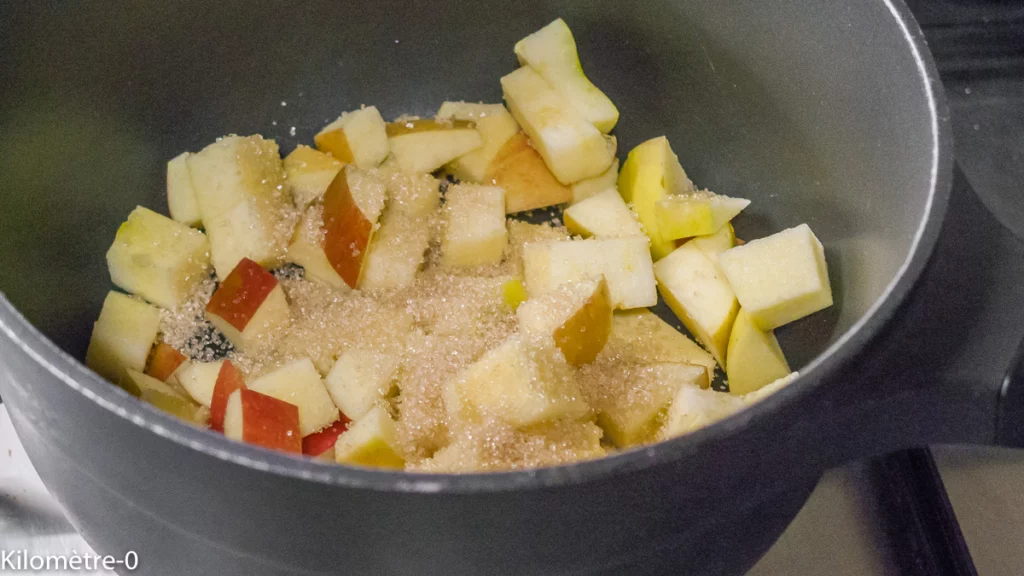 Gâteau aux pommes et aux marrons à l&rsquo;orange - Étape 2