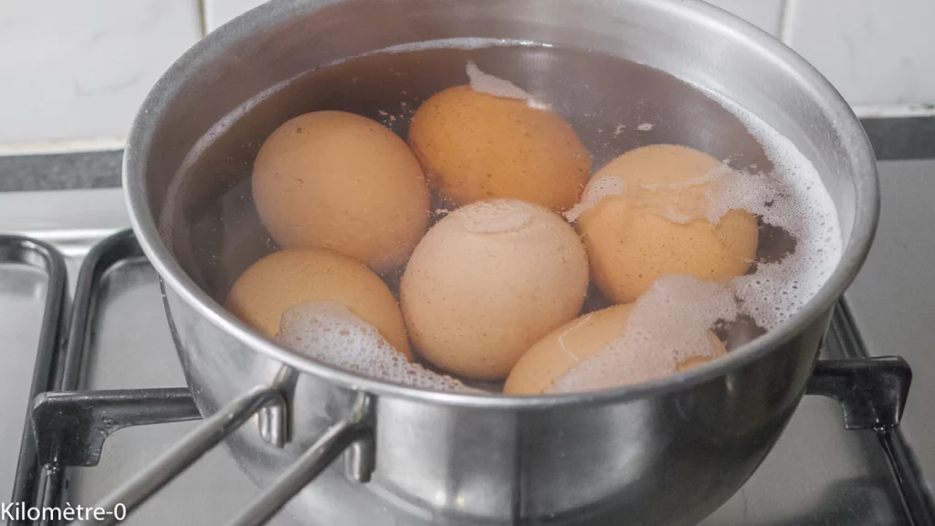 Oeufs à la moutarde - Étape 1