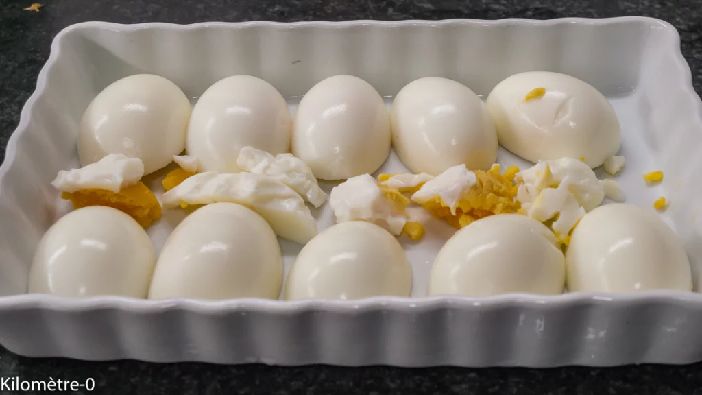 Oeufs à la moutarde - Étape 2