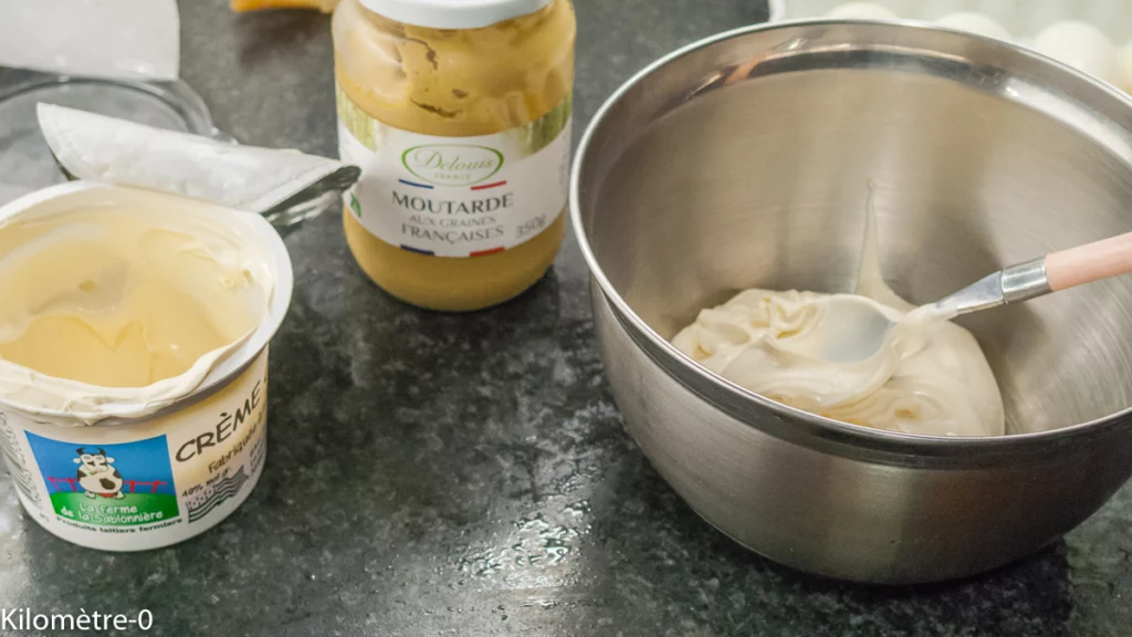 Oeufs à la moutarde - Étape 3