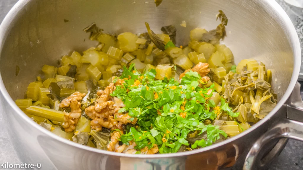 Céleri branche à l&rsquo;orange et aux noix - Étape 5