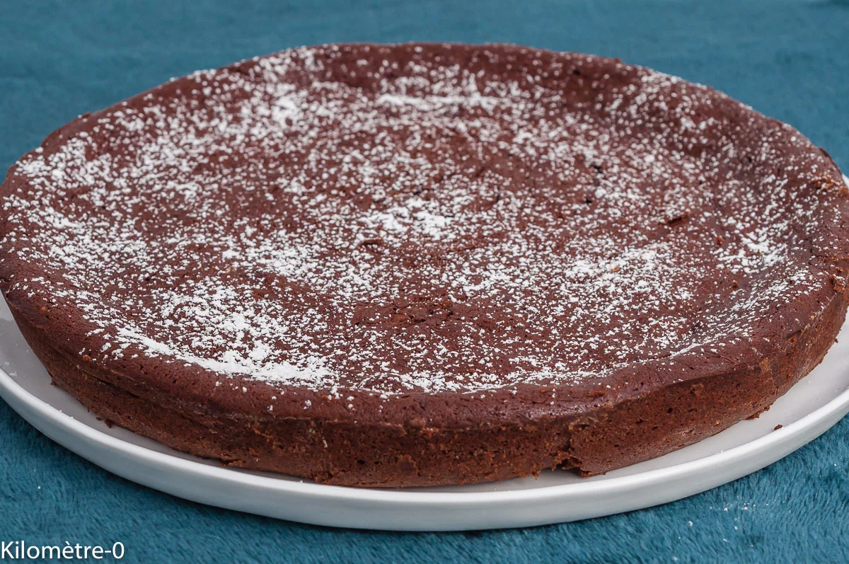 Photo de recette de dessert, gâteau, le prince au chocolat, gâteau, addicts au chocolat, chocolat noir, fondant, Kilomètre-0, blog de cuisine réalisée à partir de produits de saison et issus de circuits courts