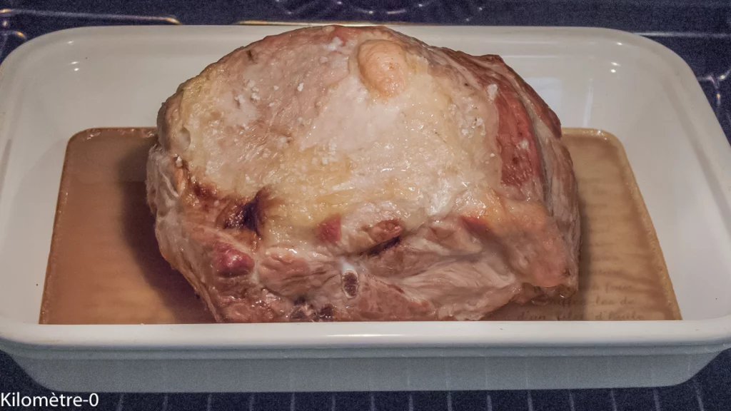 Échine de porc au four, chou rouge poêlé - Étape 1