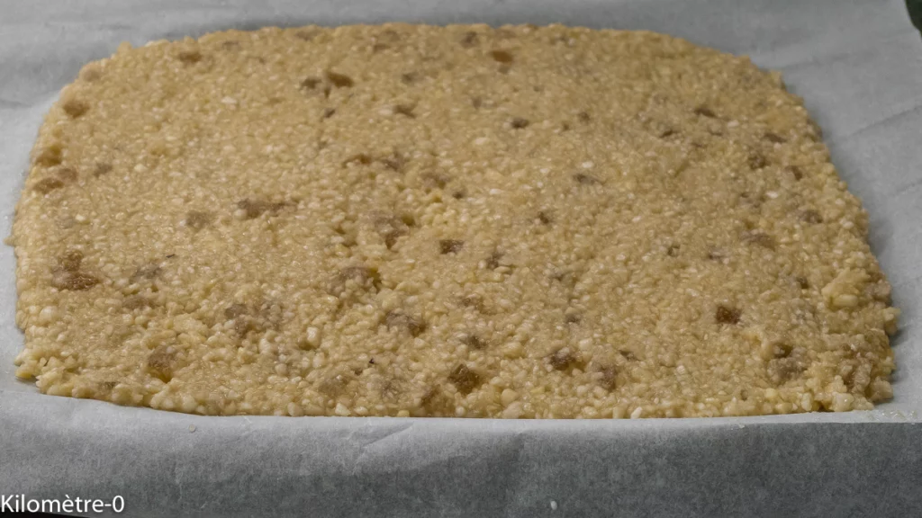 Carrés aux amandes - Étape 5