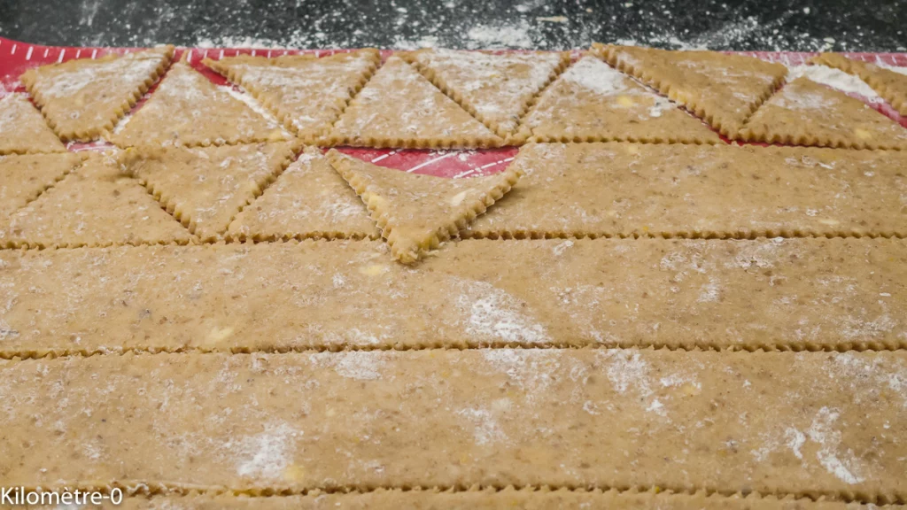 Triangles aux noix - Étape 8