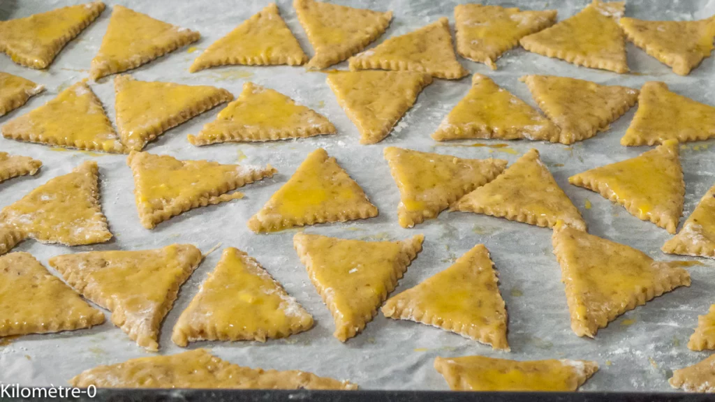 Triangles aux noix - Étape 9