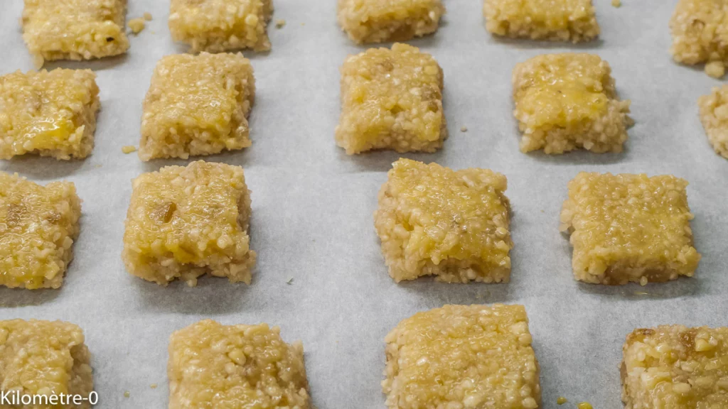 Carrés aux amandes - Étape 7