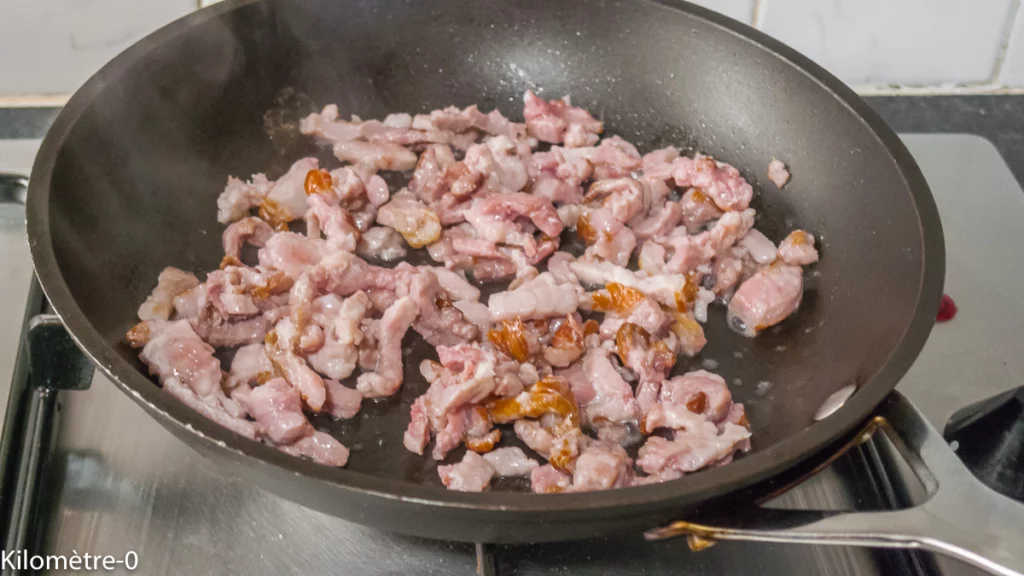 Pommes de terre farcies aux œufs et aux lardons - Étape 3