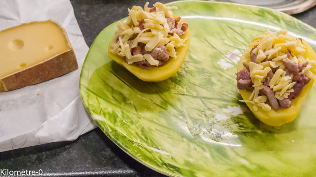 Pommes de terre farcies aux œufs et aux lardons - Étape 4