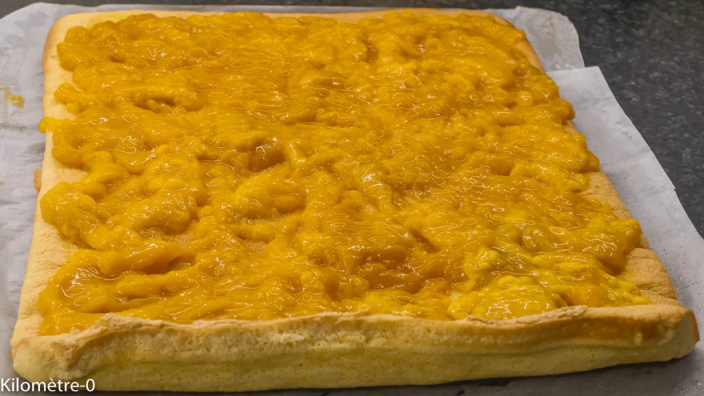 Bûche aux mangues et à la noix de coco - Étape 8