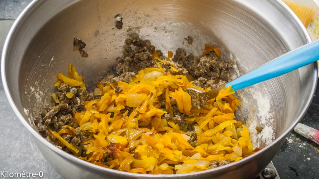 Boulettes de lentilles, purée de panais aux noisettes et à l&rsquo;orange - Étape 8