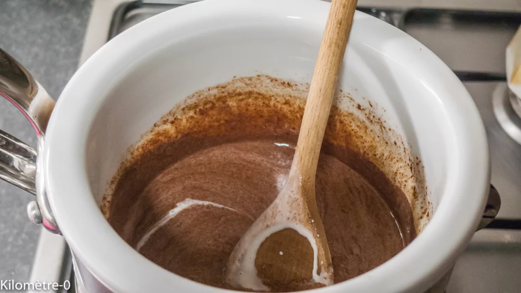 Mousse au chocolat aux éclats de pistache - Étape 2