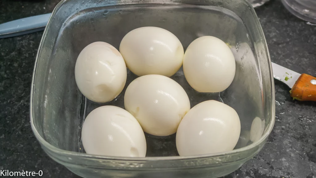 Toast à l&rsquo;avocat et œuf dur - Étape 1