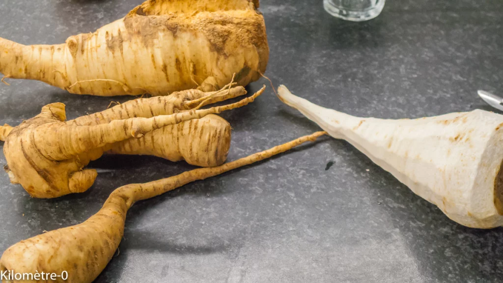 Boulettes de lentilles, purée de panais aux noisettes et à l&rsquo;orange - Étape 3